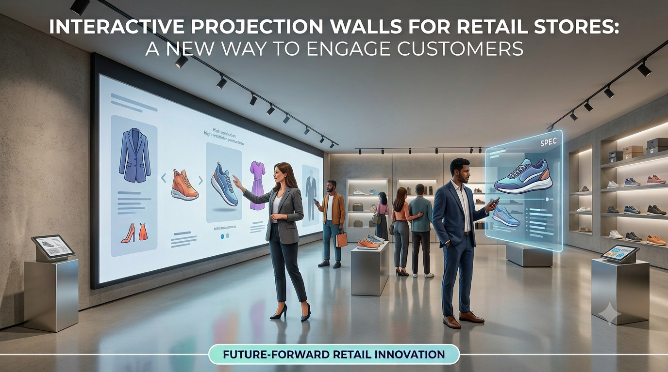 Interactive Projection Walls for Retail Stores: A New Way to Engage Customers